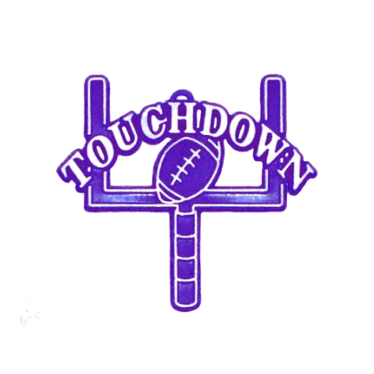 Shop For Touchdown Charm: Purple/White