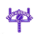 Shop For Touchdown Charm: Purple/White