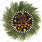 Shop For Trick or Treat Candy Corn Stripe Edge Sign