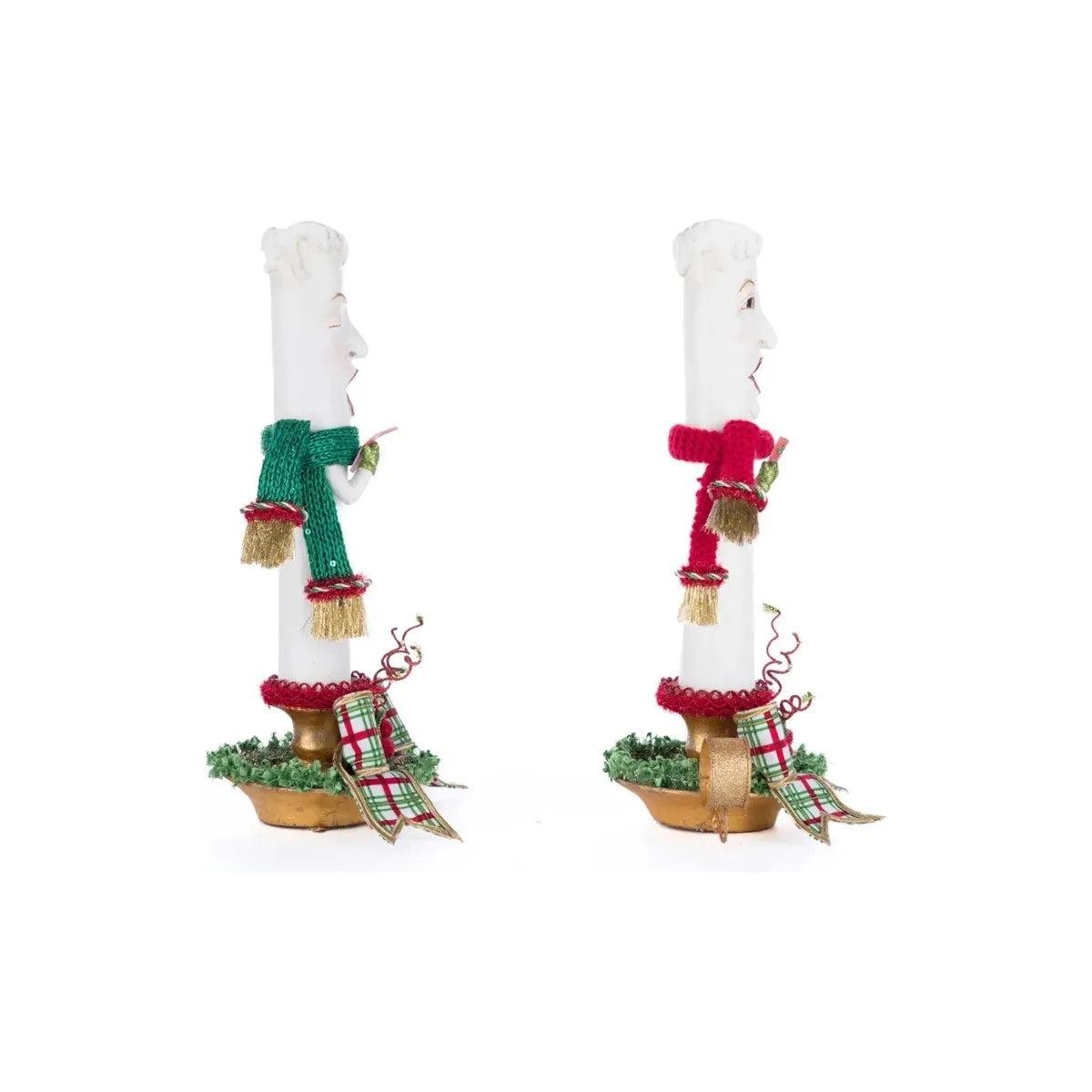 Shop For Village Of Holly Woods Caroling Candles Assortment of 2