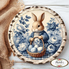 Shop For Vintage Bunny Blue Chinoiserie Sign