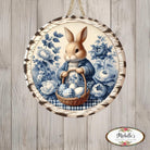 Shop For Vintage Bunny Blue Chinoiserie Sign