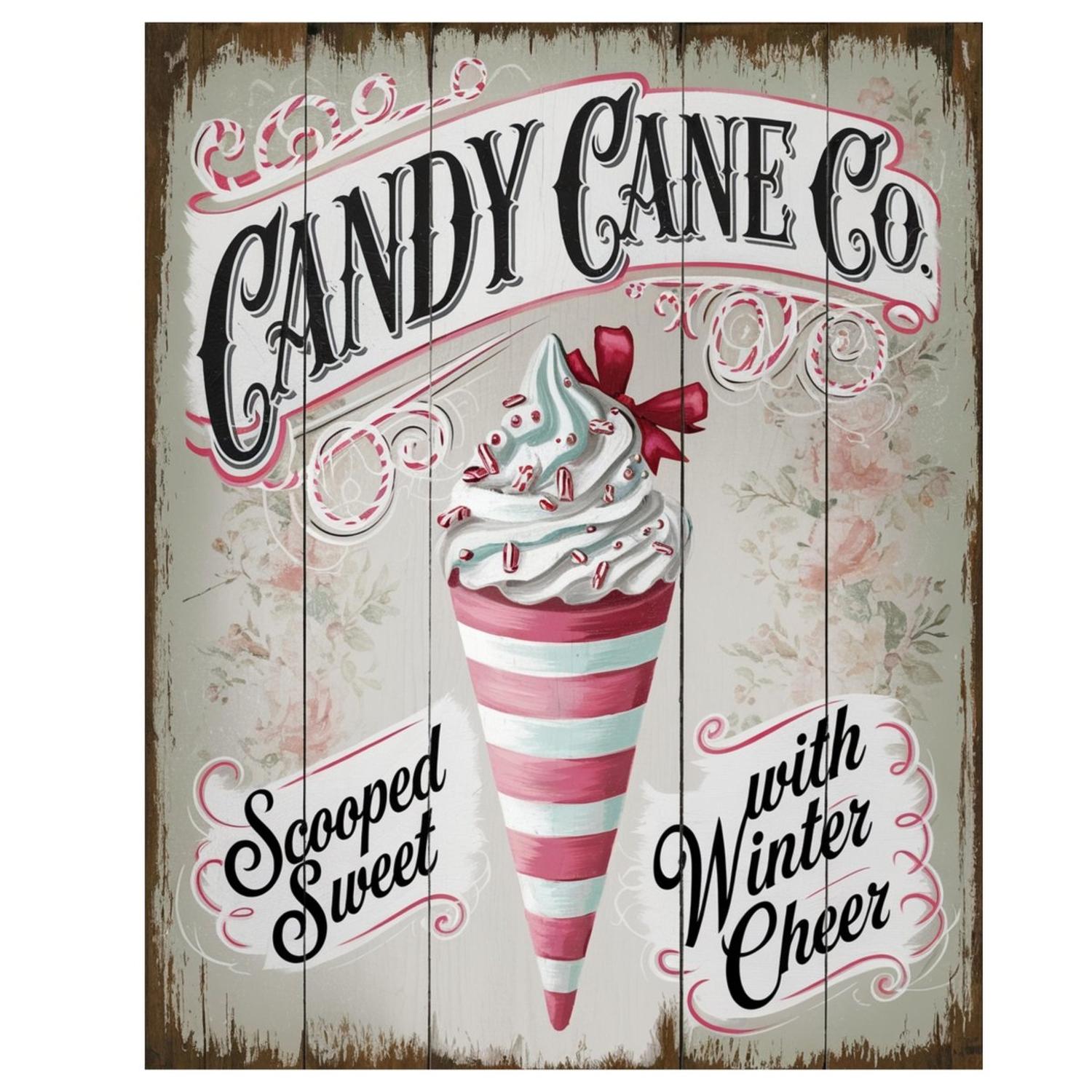 Shop For Vintage Candy Cane Co Christmas Sign