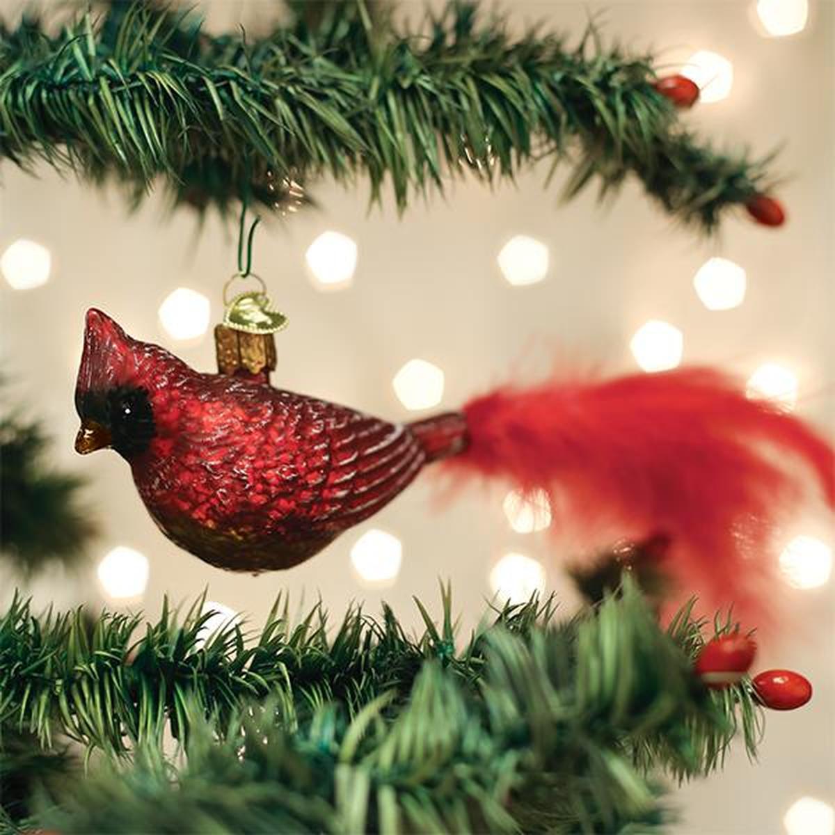 Shop For Vintage Cardinal Ornament