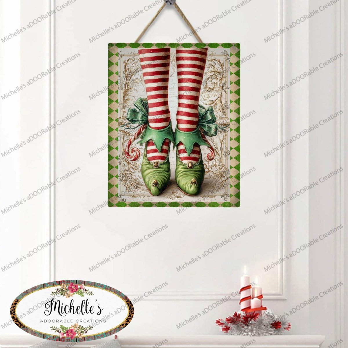 Shop For Vintage Elf Legs Metal Sign