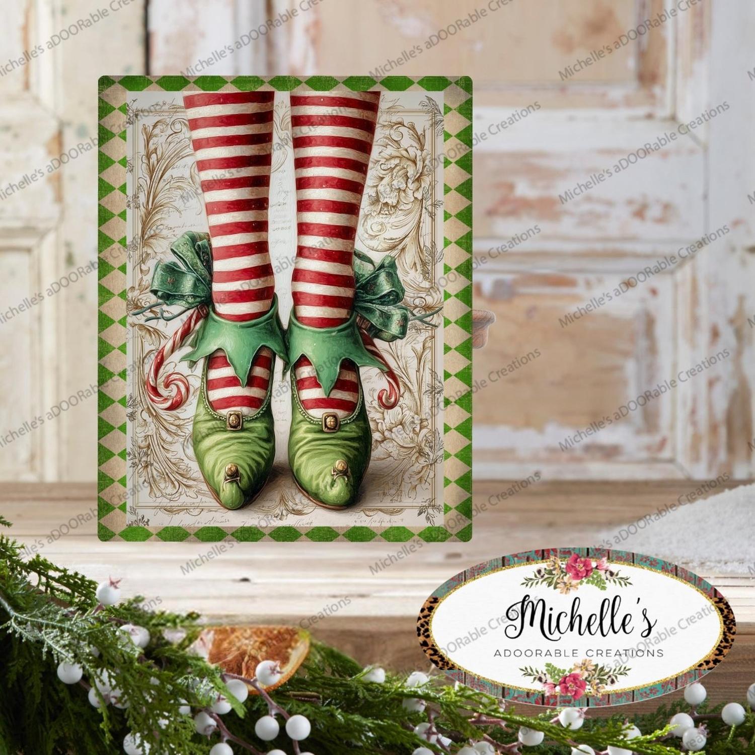 Shop For Vintage Elf Legs Metal Sign