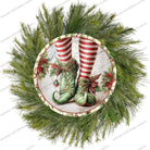 Shop For Vintage Elf Legs Round Metal Sign