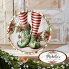 Shop For Vintage Elf Legs Round Metal Sign