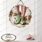 Shop For Vintage Elf Legs Round Metal Sign