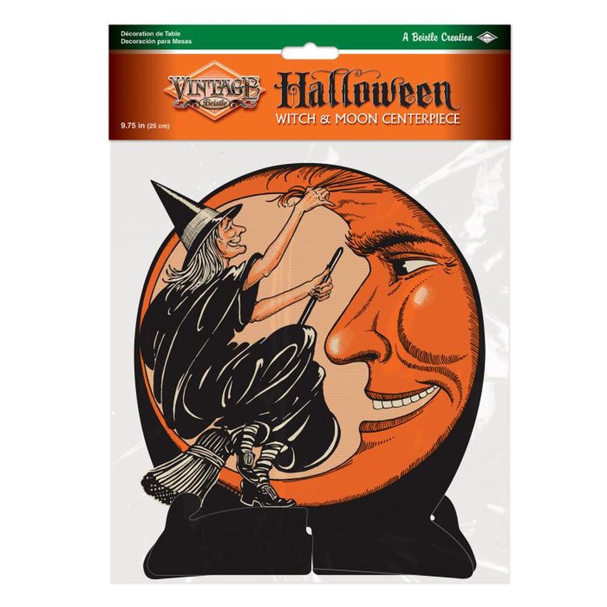 Shop For Vintage Halloween Witch & Moon Centerpiece