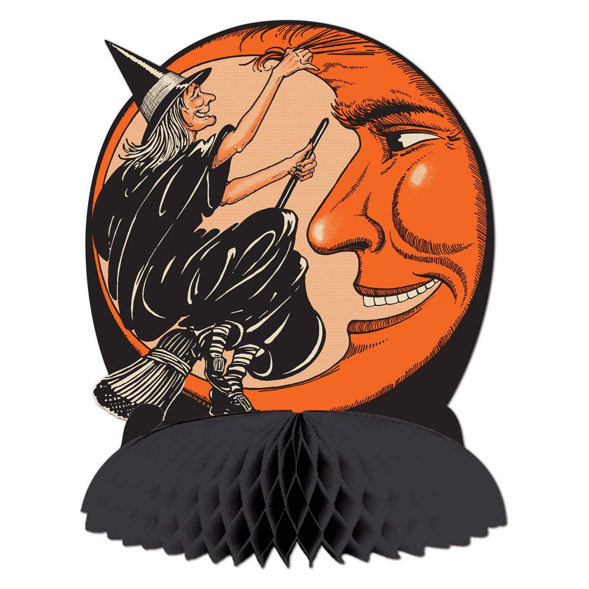 Shop For Vintage Halloween Witch & Moon Centerpiece