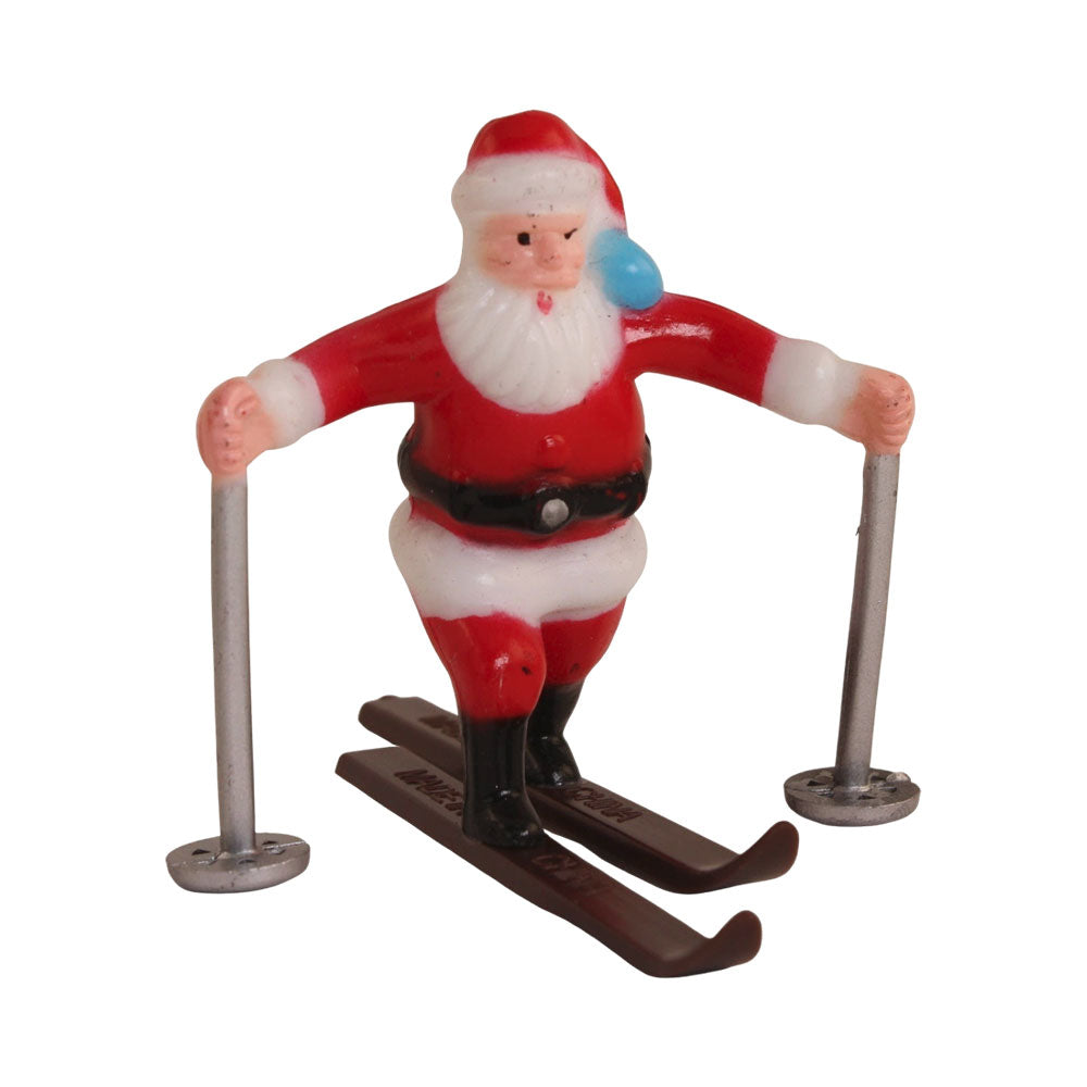 Shop For Vintage Santa Skiers, Set of 2