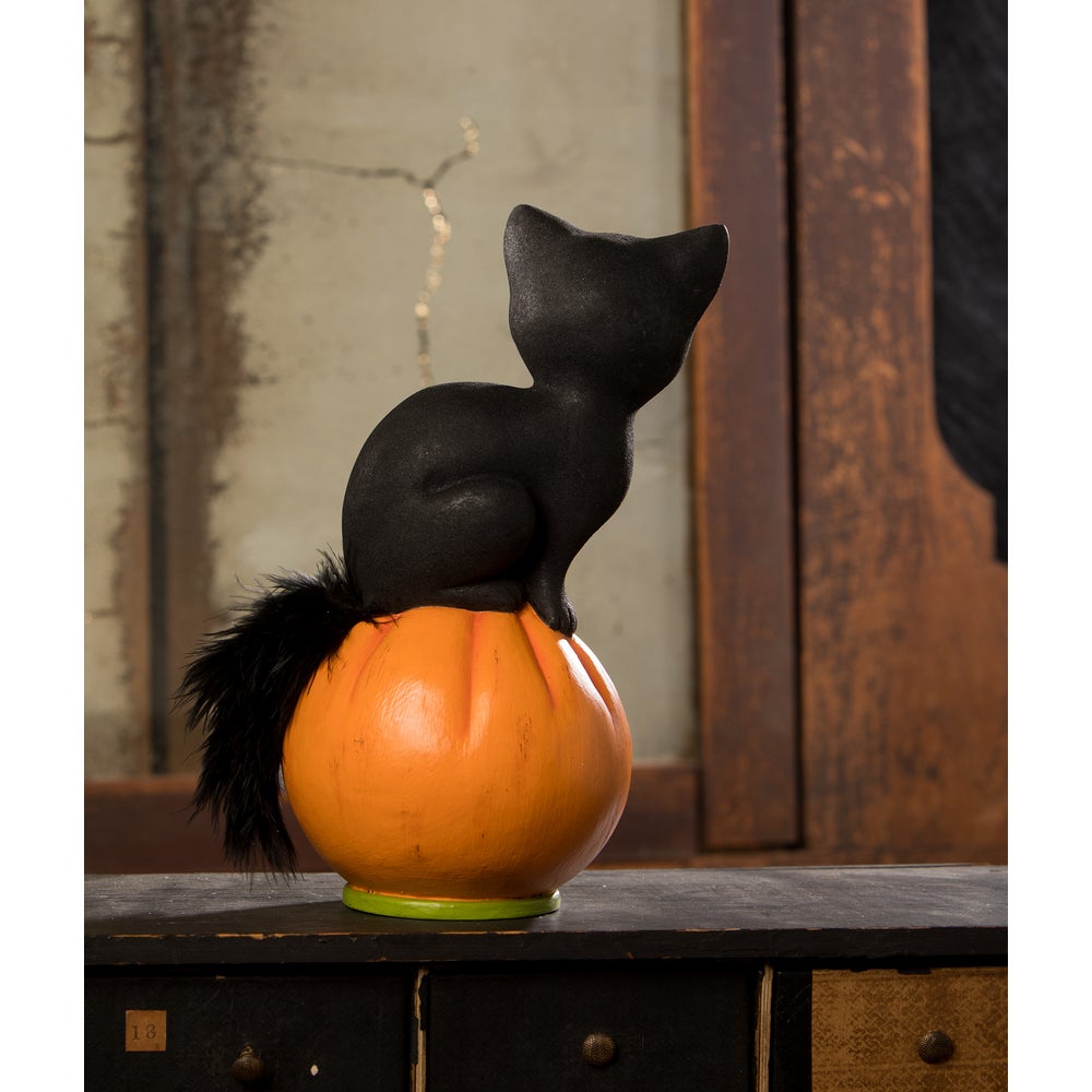 Shop For Vintage Seated Cat on Pumpkin