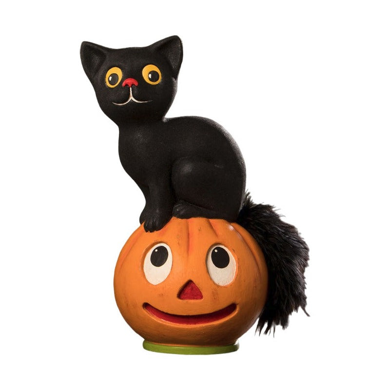 Shop For Vintage Seated Cat on Pumpkin