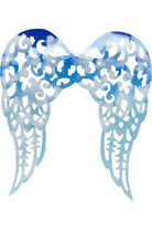 Shop For Waterproof Filigree Angel Wings: Blue Cloud Sky