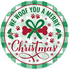 Shop For We Woof You A Merry Christmas Round Sign