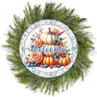 Shop For Welcome Fall Triple Pumpkins Round Sign