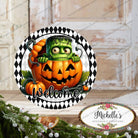 Shop For Welcome Halloween Frankenstein Pumpkin Sign
