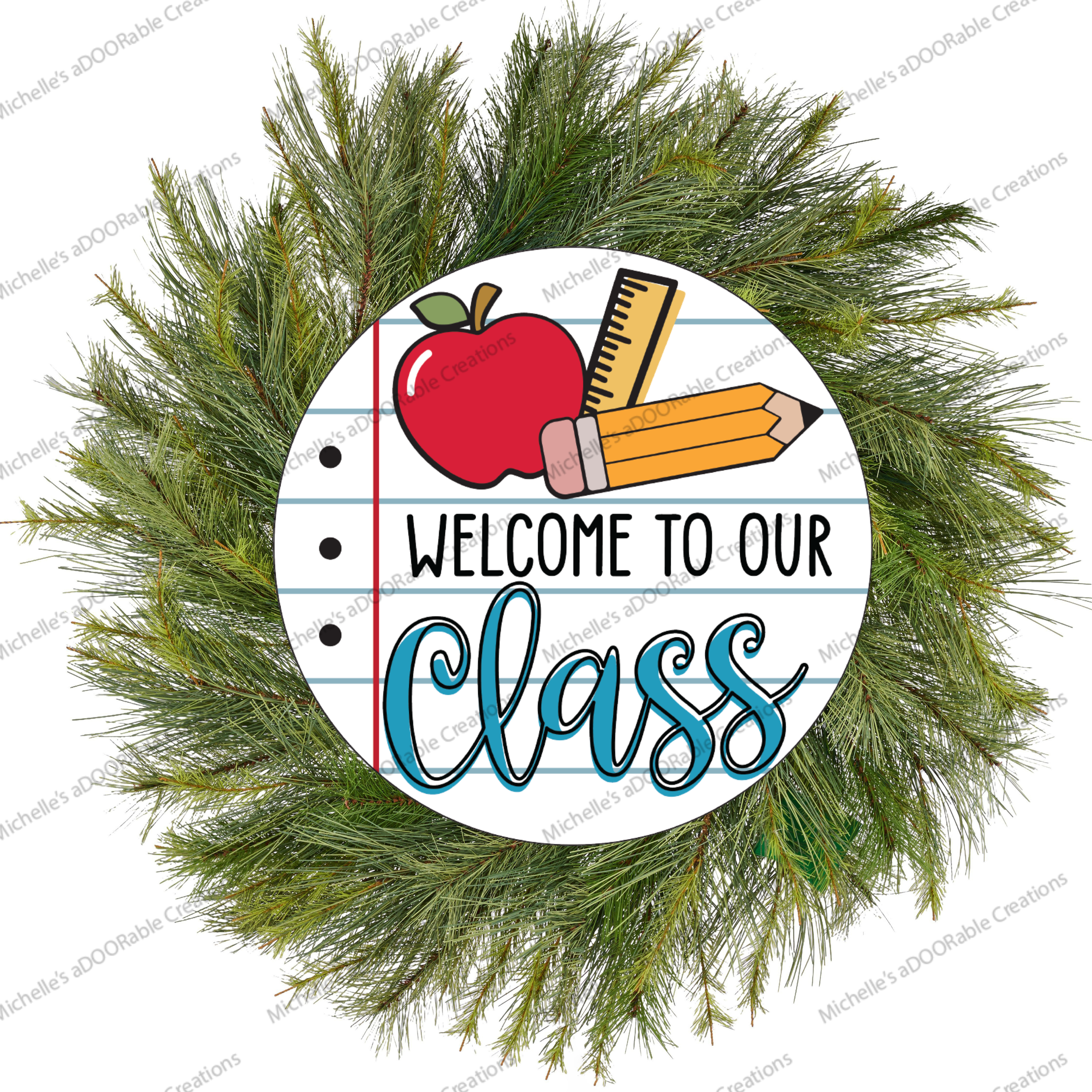 Shop For Welcome To Our Class School Round Sign