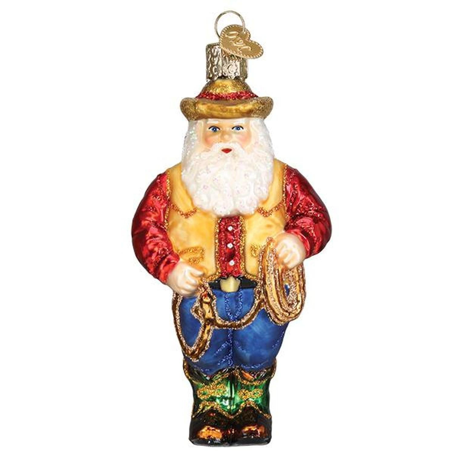 Shop For Western Santa Ornament
