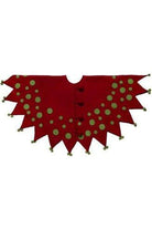 Shop For Whimsical Jester Christmas Tree Skirt Red/Green at Michelle's aDOORable Creations