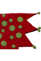 Shop For Whimsical Jester Christmas Tree Skirt Red/Green at Michelle's aDOORable Creations