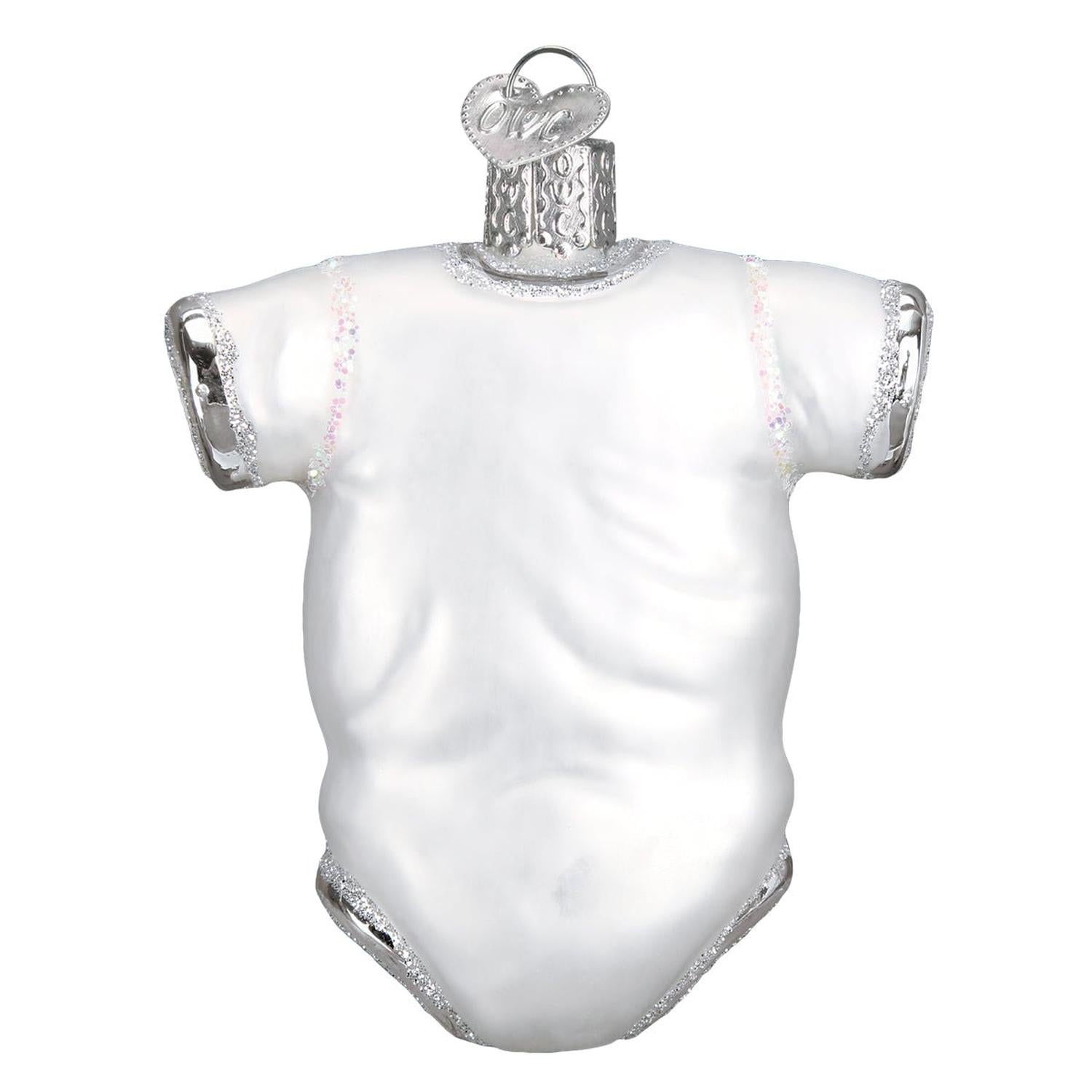White Baby Onesie Ornament