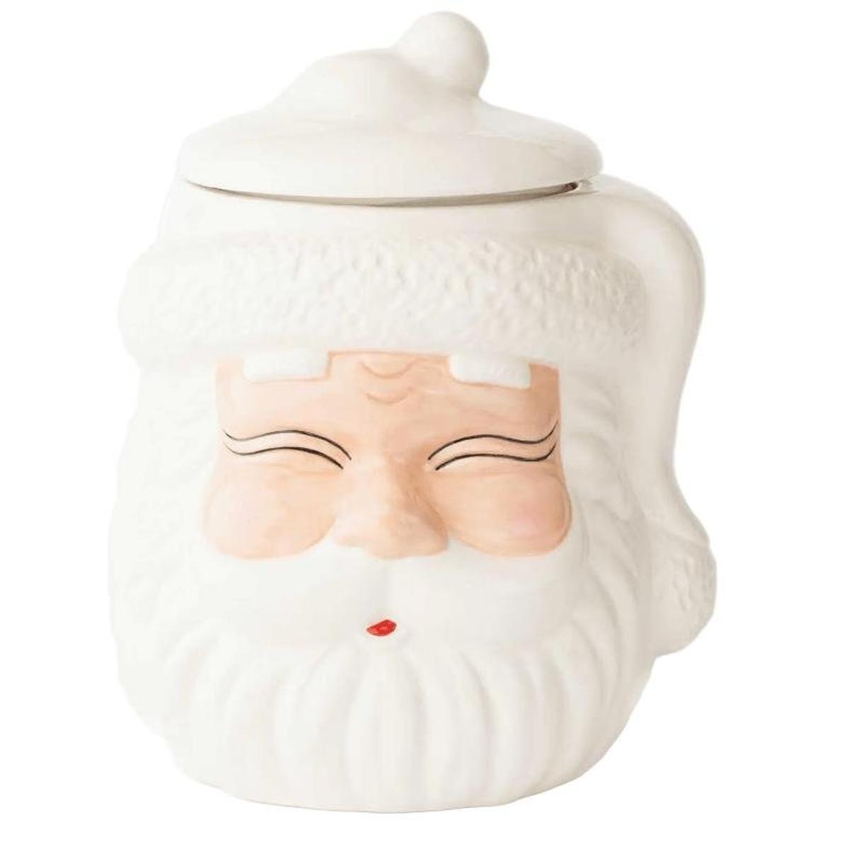 Shop For White Santa Cookie Jar