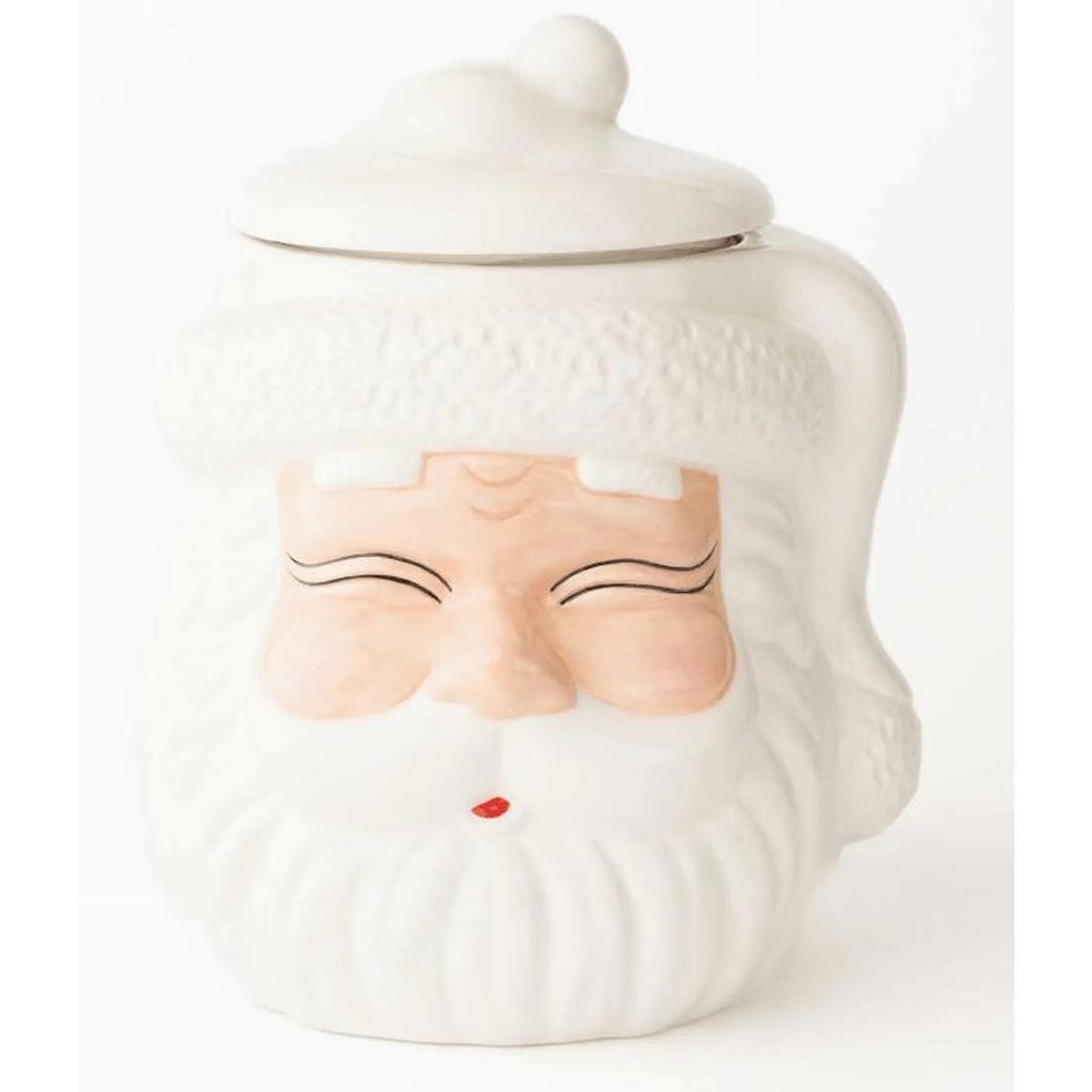 Shop For White Santa Cookie Jar
