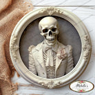 Shop For White Skeleton Groom Portrait Sign