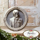 Shop For White Suit Skeleton Groom Portrait Sign