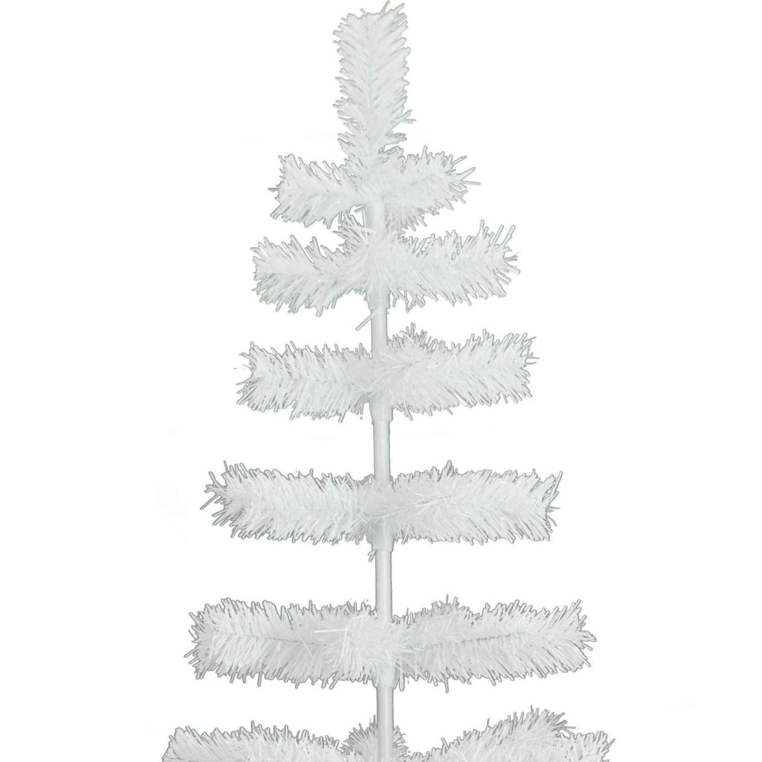 White Tinsel Christmas Tree