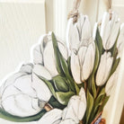 Shop For White Tulips Door Hanger
