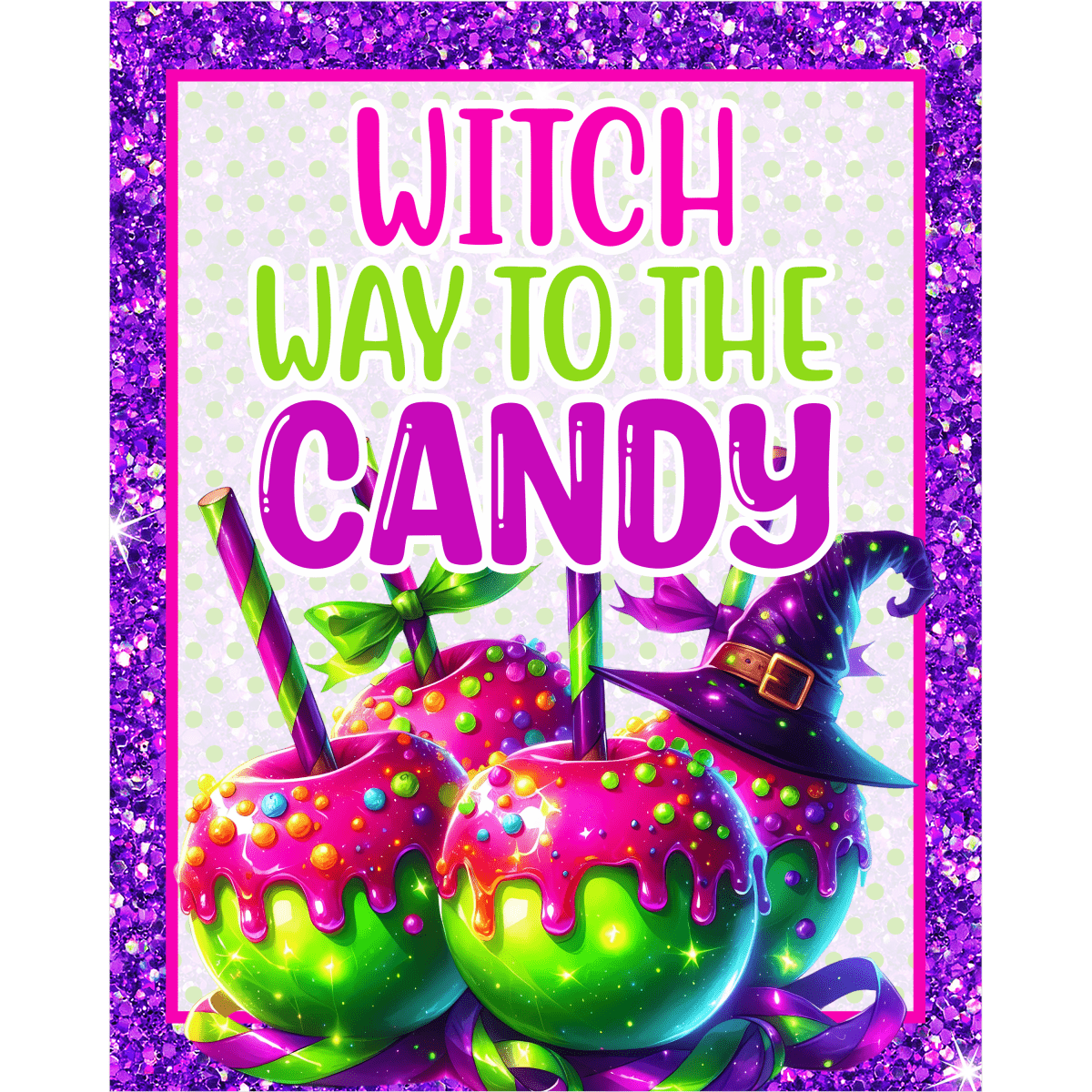 Shop For Witch Way To The Candy Apple Sign