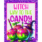 Shop For Witch Way To The Candy Apple Sign