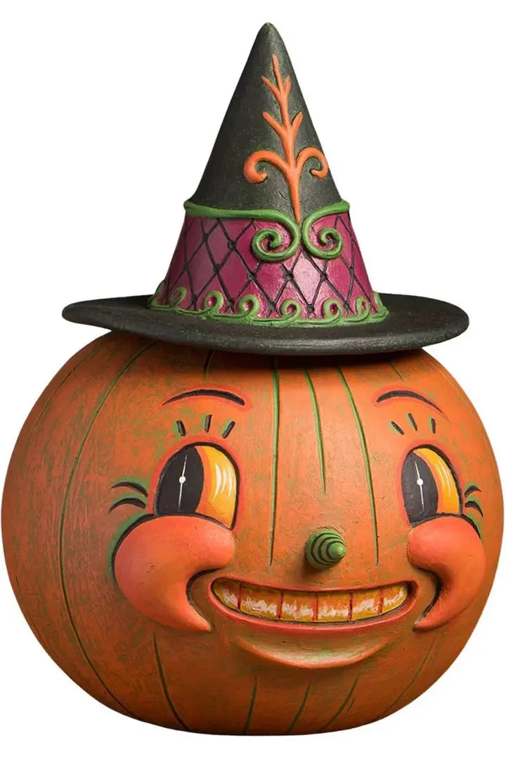 Shop For Witchy Orange - O - Weena Halloween Container at Michelle's aDOORable Creations