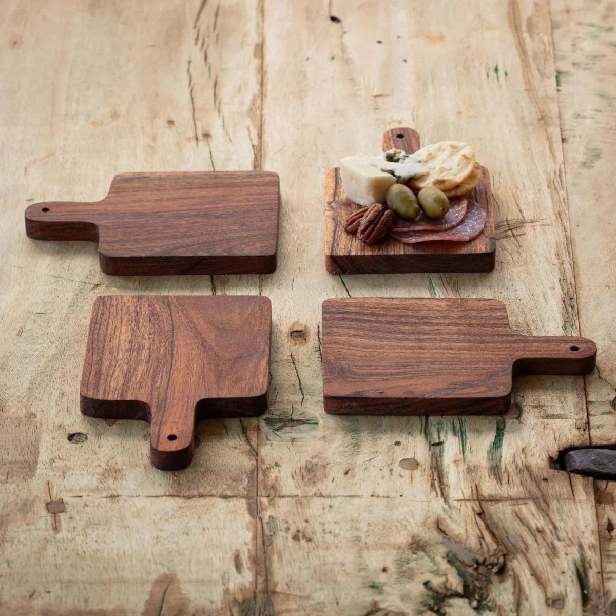 Shop For Wooden Charcuterie Sampler Set of 4