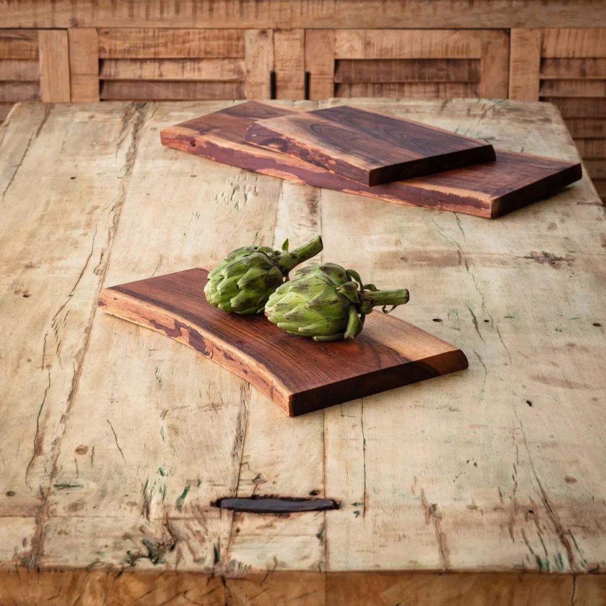 Shop For Wooden Live Edge Chopping Board, Medium