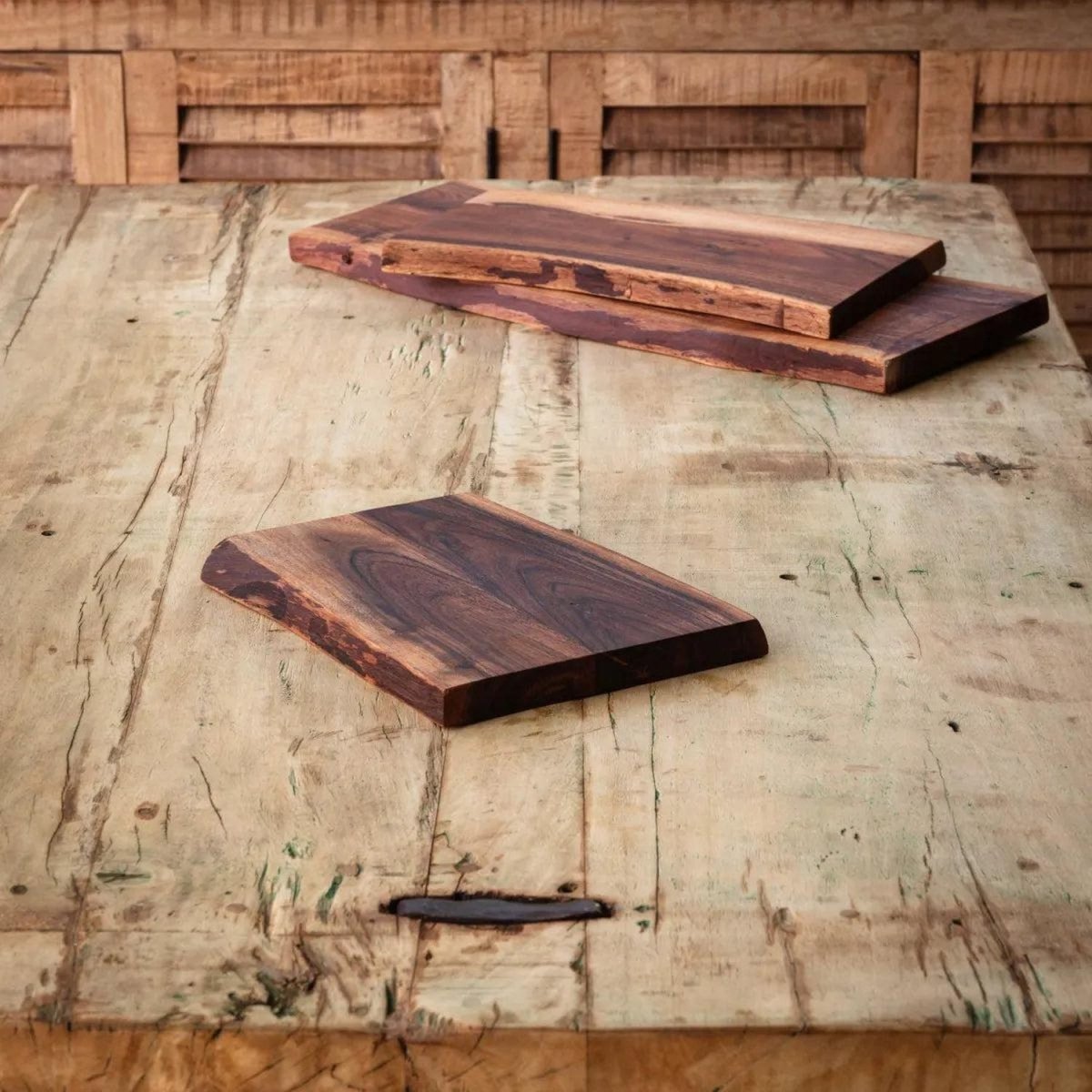 Shop For Wooden Live Edge Chopping Board, Small