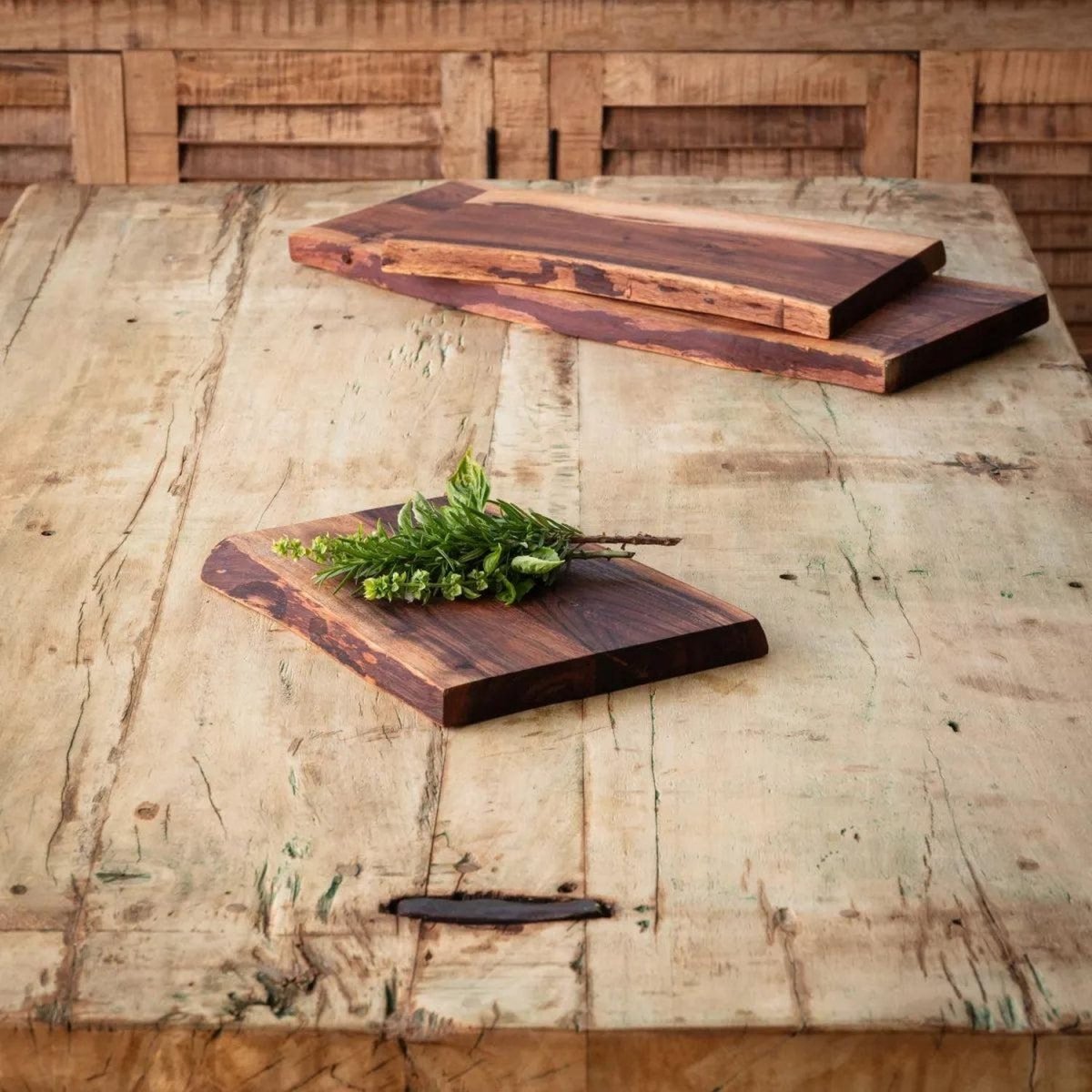 Shop For Wooden Live Edge Chopping Board, Small