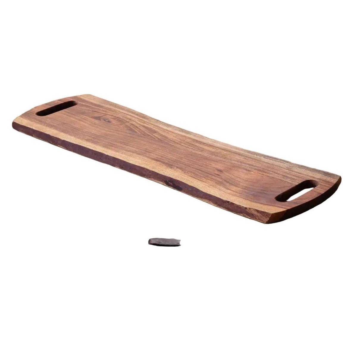 Shop For Wooden Live Edge Serving Board With Handles