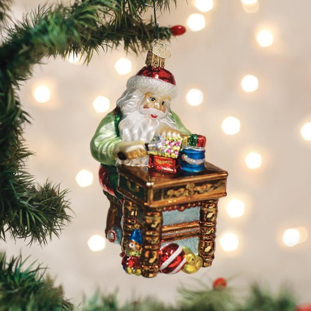 Shop For Workshop Santa Ornament