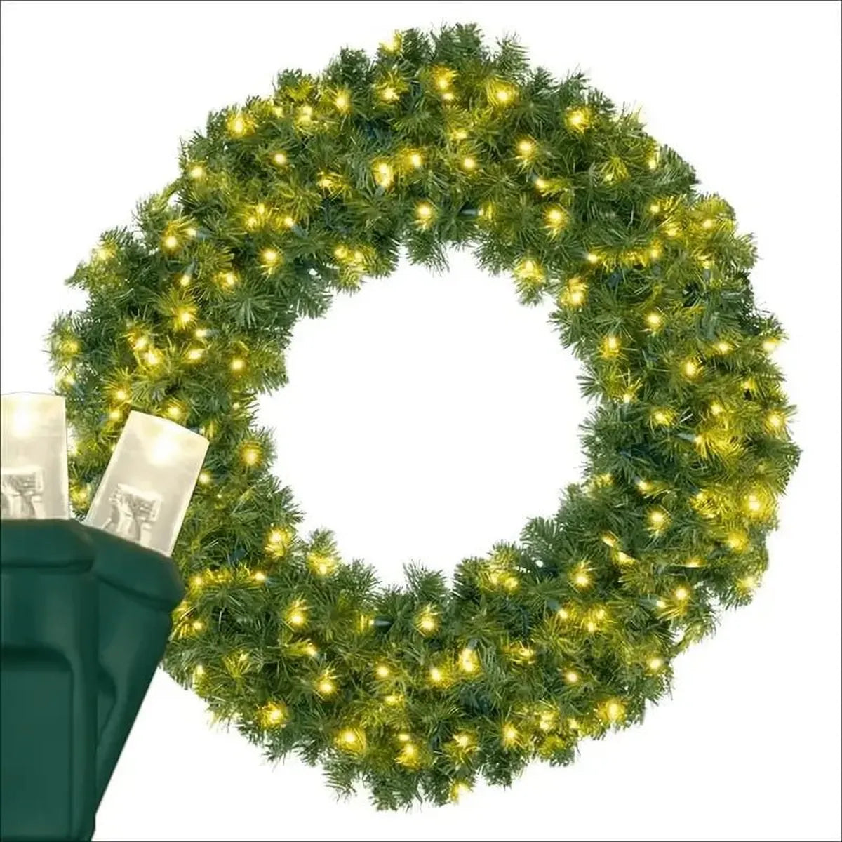 Shop For Wreath, 36" Olympia Pine, Pre - Lit, LED Warm White