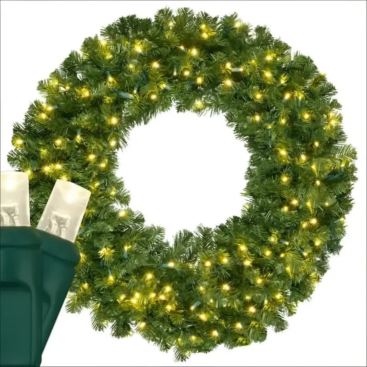 Shop For Wreath, 48" Olympia Pine, Pre - Lit, LED Warm White