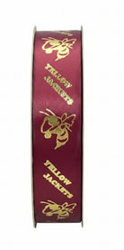Shop For Yellow Jackets Homecoming Ribbon: (Burgundy/Gold), Size 9