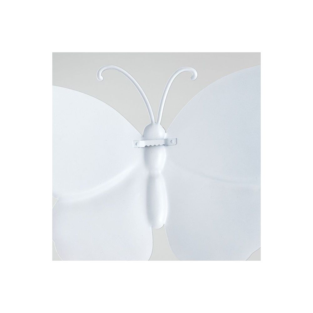 Shop For Yellow Pink Metal Monarch Butterfly Sign at Michelle's aDOORable Creations