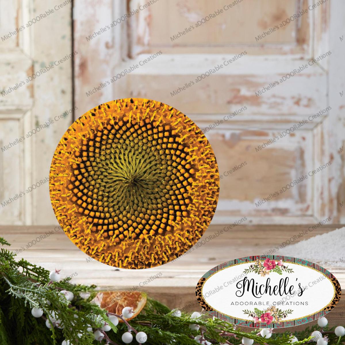 Shop For Yellow Sunflower Wreath Center