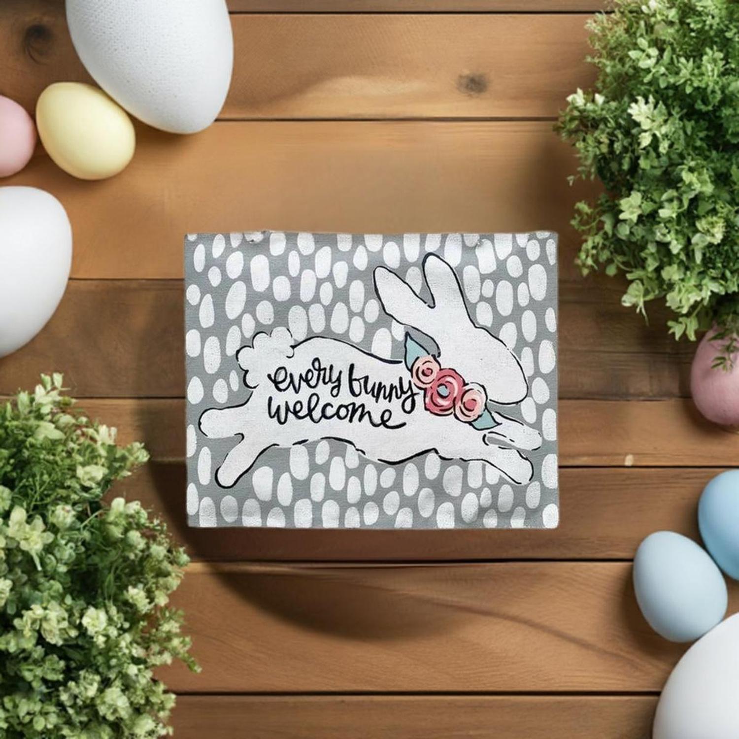 Shop For Everyone Bunny Welcome Burlee at Michelle's aDOORable Creations