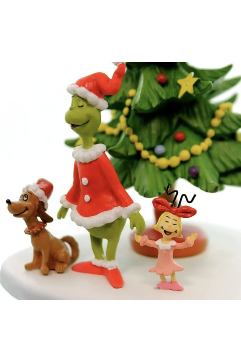 Grinch Welcome Christmas Day Figure - Michelle's aDOORable Creations - Holiday Ornaments