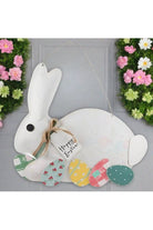 Happy Easter Bunny Door Hanger Burlee - Michelle's aDOORable Creations - Door Hanger
